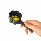 Dog Paw Scoop For Food . Black And Yellow