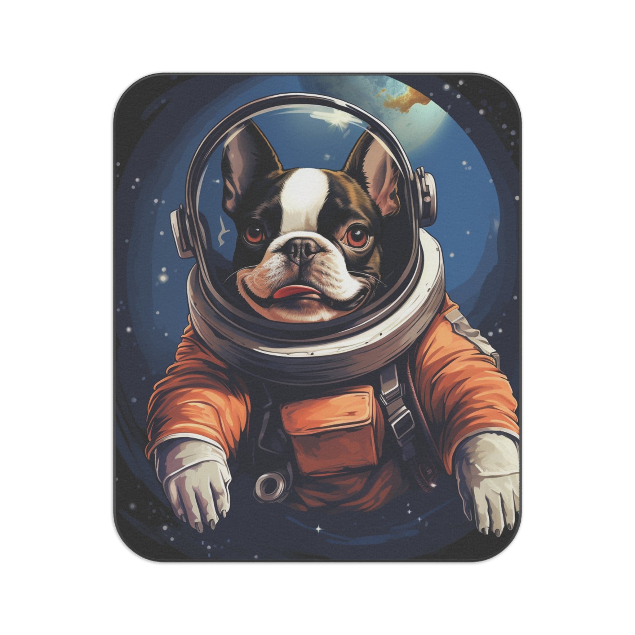 Cosmic Canine Picnic Blanket - Fun Dog Design for Outdoor Adventures
