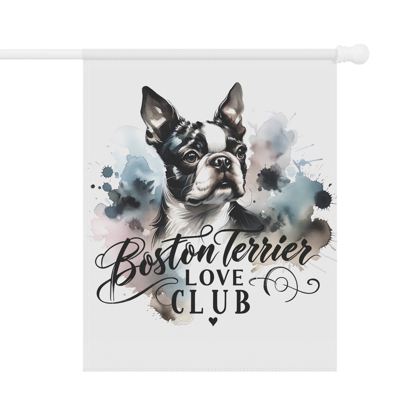 Boston Terrier Love Club Garden & House Banner