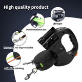 Dual Retractable Dog Leash For Small Dogs - 360 Tangle-Free Double Dog Leash