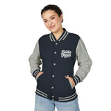 Boston Terrier Unisex Heavyweight Letterman Jacket - Stylish and Cozy