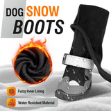 Dog Suspender Boots For Outdoor Windproof Warm And Cold-resistant Dog Footwear .