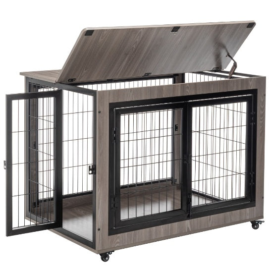 38in Dog Crate Furniture - Large Dog Kennel