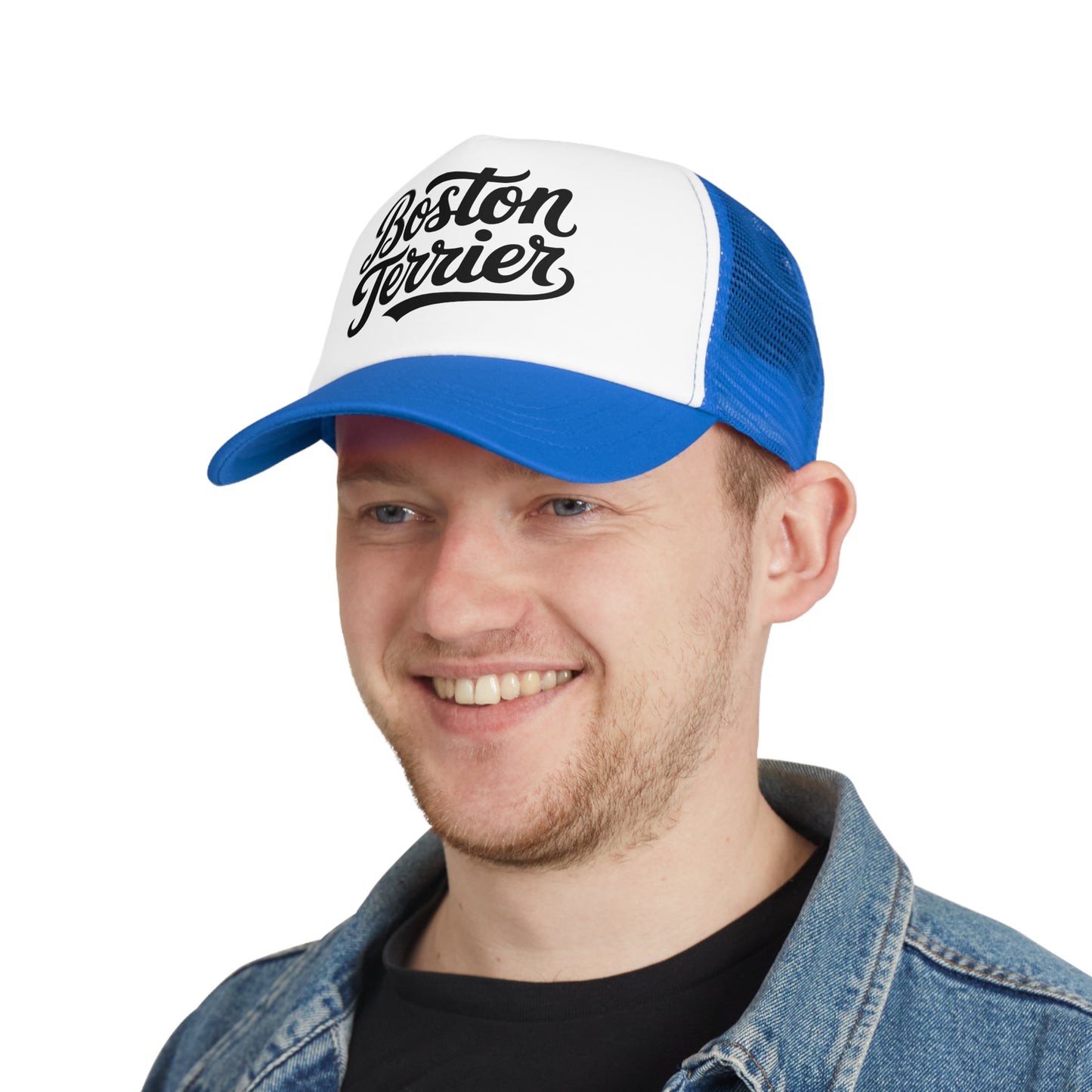 Boston Terrier Mesh Cap - Stylish Trucker Hat for Dog Lovers