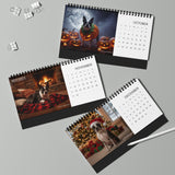 Boston Terrier World 2026 Desktop Calendar