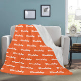Custom Dog Name Ultra-Soft Micro Fleece Blanket .