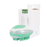 Dog Bath Brush 2-in-1 Pet SPA Massage Comb Soft Silicone Pets Shower Hair Grooming Comb Dog Cleaning Tool