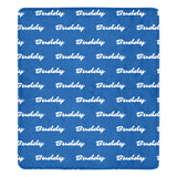 Custom Dog Name Ultra-Soft Micro Fleece Blanket . DarkSlateBlue