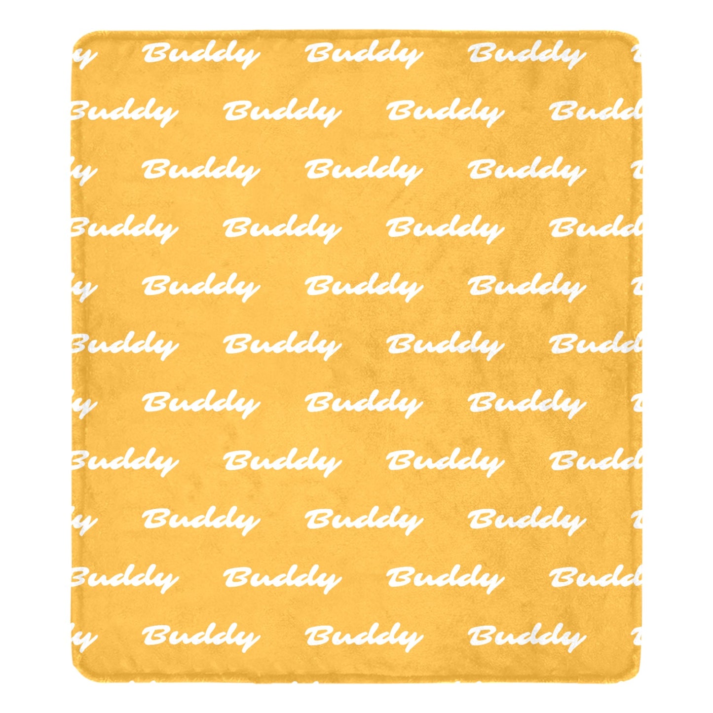 Custom Dog Name Ultra-Soft Micro Fleece Blanket . Orange