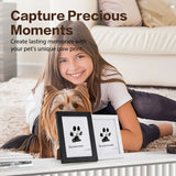 DIY Pet Paw Print Frame Kit Personalized Memorial With Ink
