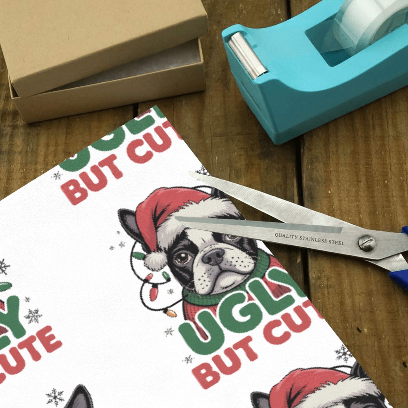 Ugly But Cute Gift Wrapping Paper 58"x 22.8" (1 Roll)