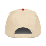 Boston Upside Down with Paw Print Embroidered 5 Panel Baseball Cap .