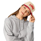 Custom Dog Name with Paw Print Embroidered 5 Panel Baseball Cap .