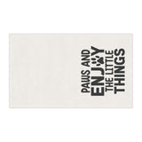 Paws And Enjoy The Little Things Kitchen Towel