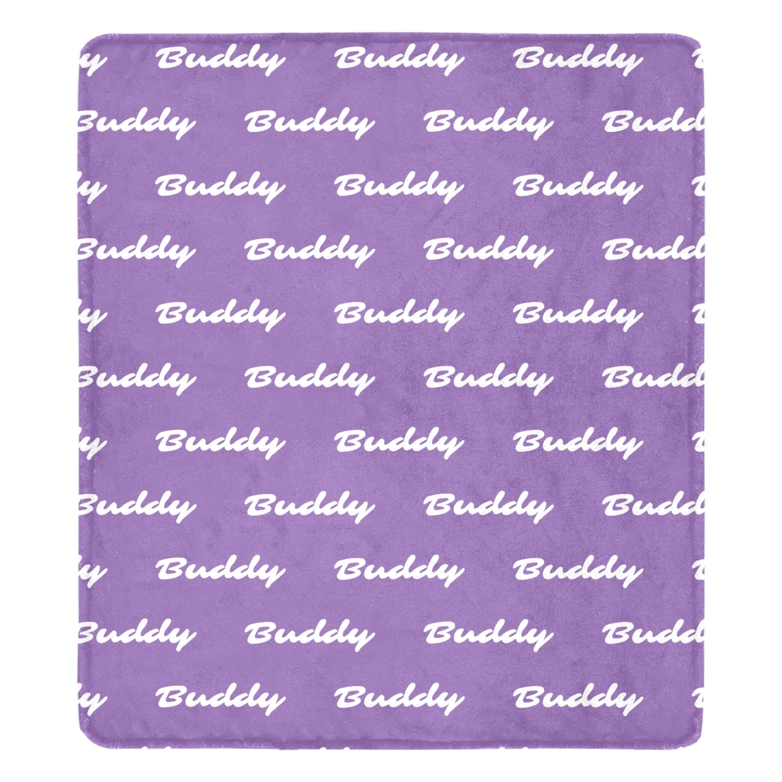 Custom Dog Name Ultra-Soft Micro Fleece Blanket . MediumPurple