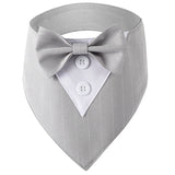 Dog Tuxedo Bow Tie Suit Bandana Triangular Binder