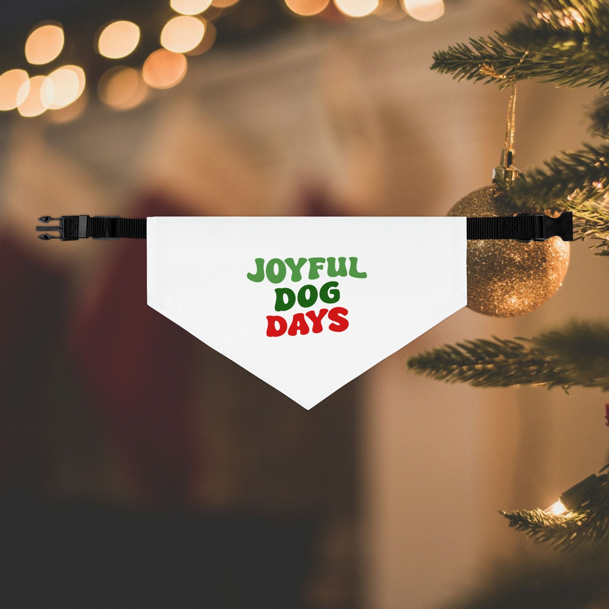Joyful Dog Days Pet Bandana Collar