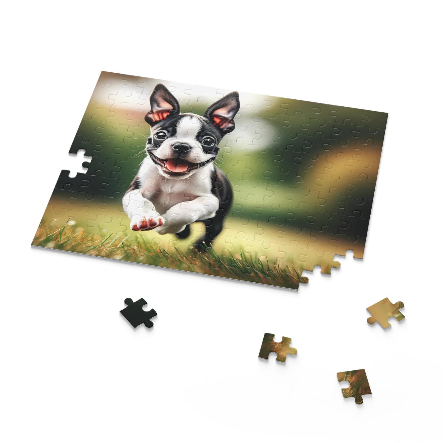 Boston Terrier Puppy Puzzle (120, 252, 500-Piece)