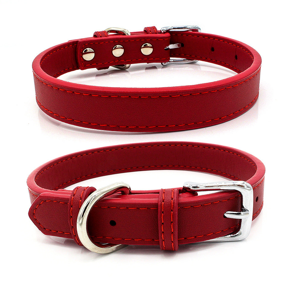 Microfiber Leather Dog Collar