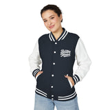 Boston Terrier Unisex Heavyweight Letterman Jacket - Stylish and Cozy