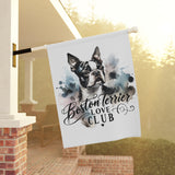 Boston Terrier Love Club Garden & House Banner