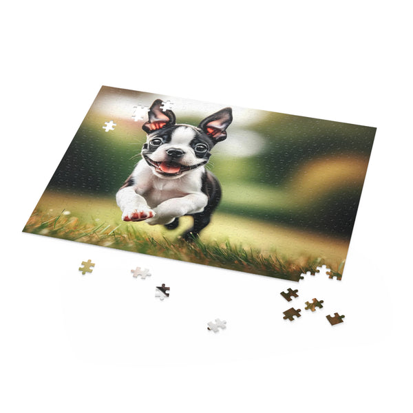 Boston Terrier Puppy Puzzle (120, 252, 500-Piece)