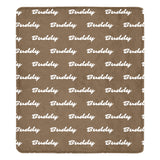 Custom Dog Name Ultra-Soft Micro Fleece Blanket . SaddleBrown