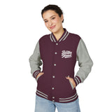 Boston Terrier Unisex Heavyweight Letterman Jacket - Stylish and Cozy