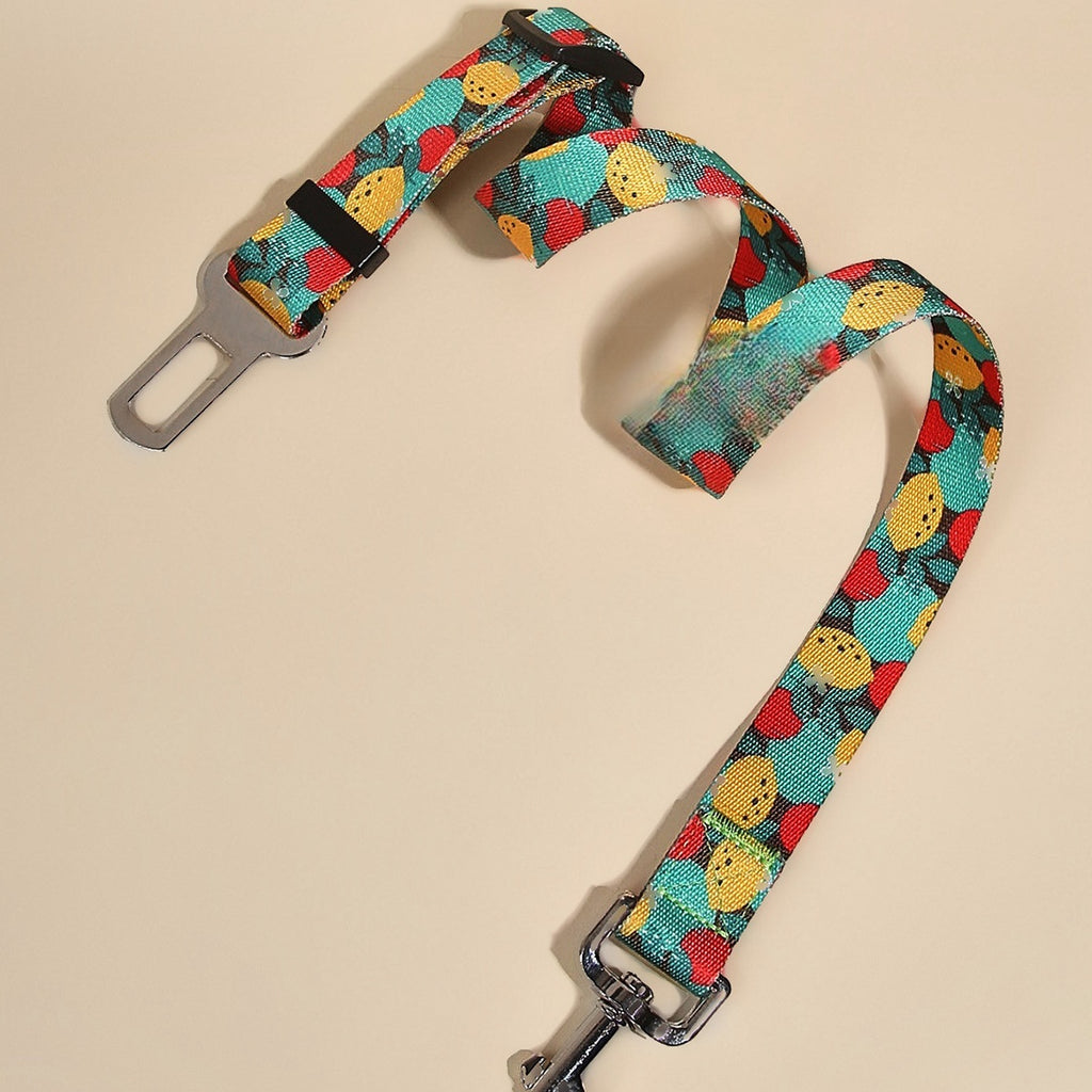 New Printed Dog Car Seat Belt