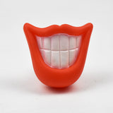 Squeaking Smile Dog Toy