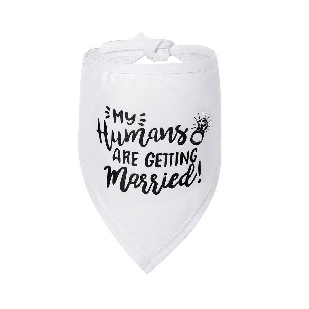 My Humans Are Getting Married Dog Bandana