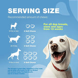 Hemp Calming Chews For Dogs Anxiety Relief Calming Treats With Melatonin Chamomile Extract Valerian Root