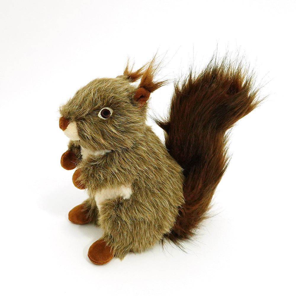 Squirrel Plush Squeaky Dog Toy