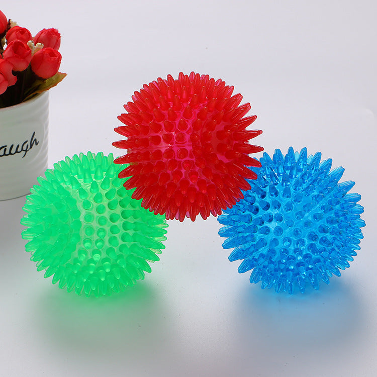 Spiky Dog Toys Balls Donuts