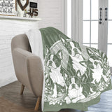 Woodland Boston Terrier Heritage Ultra-Soft Micro Fleece Blanket
