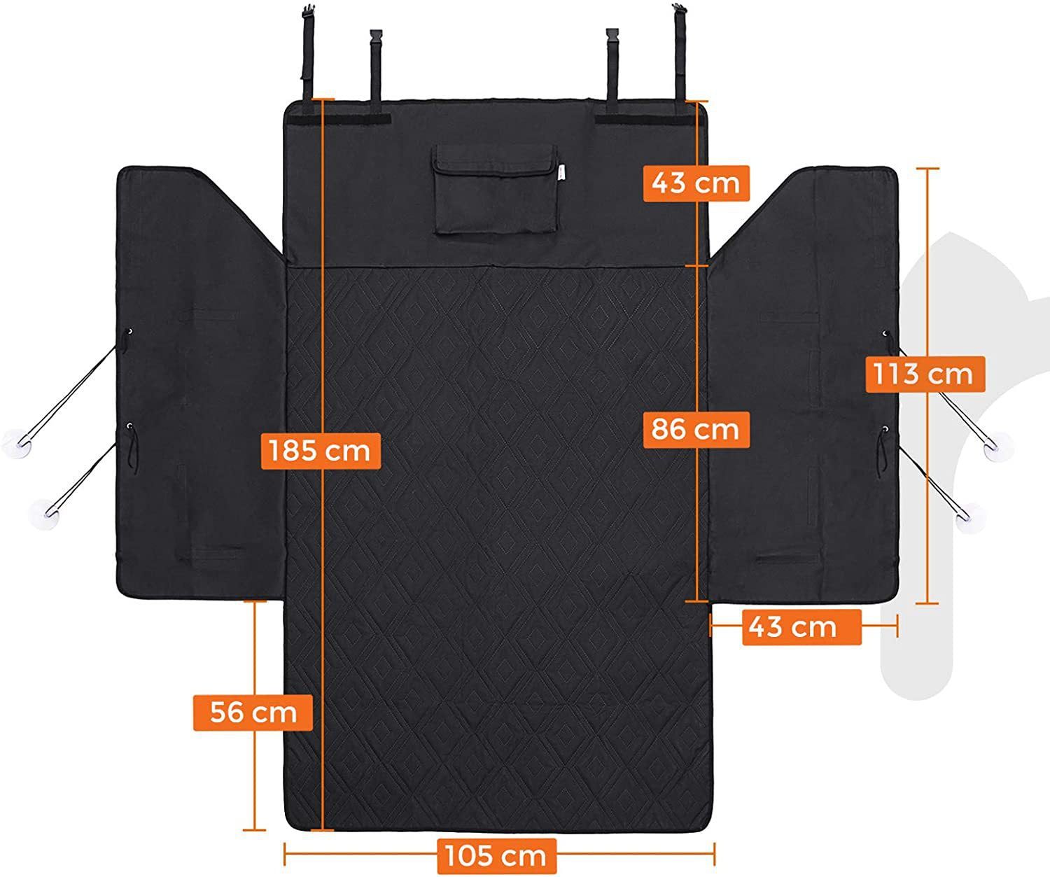 Car Trunk Dog Travel Mat
