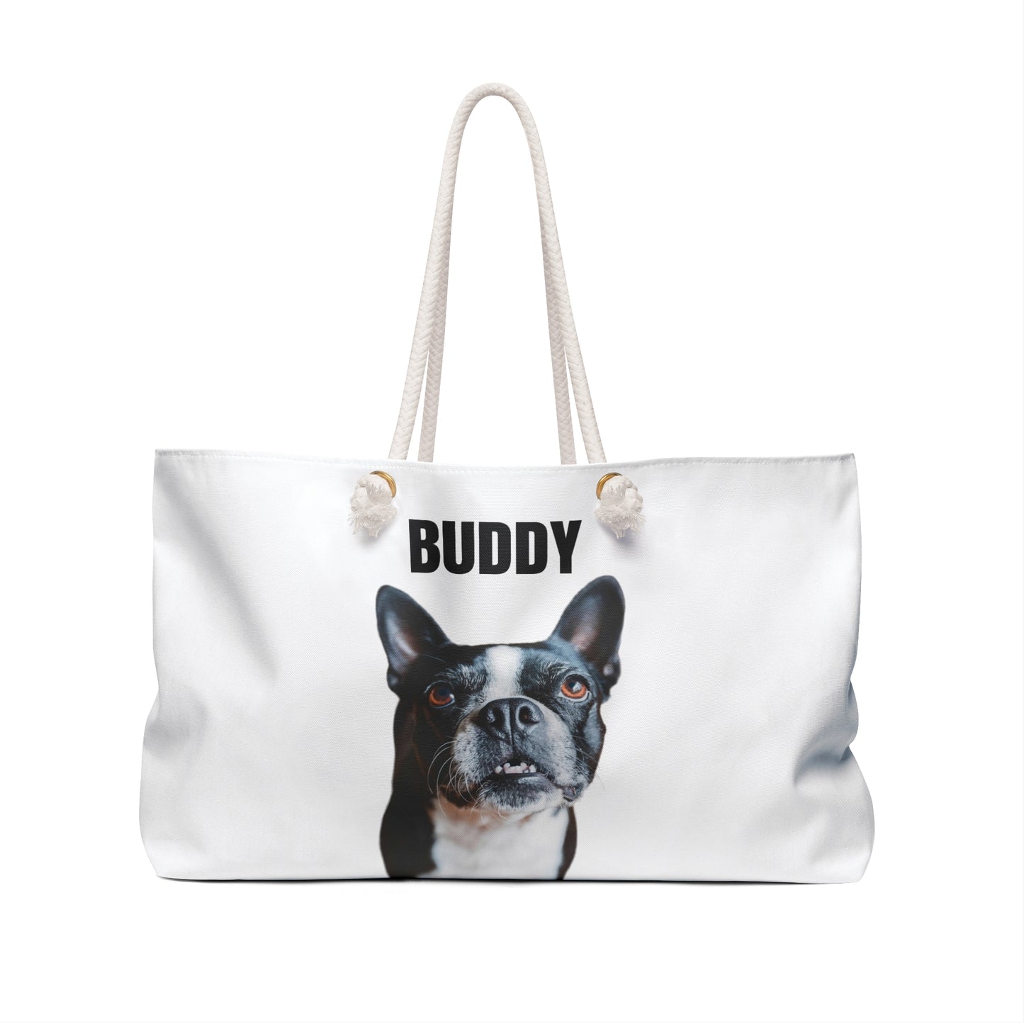 Custom Weekender Bag Using Dog Photo(s) + Name(s)