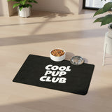 Cool Pup Club Pet Food Mat — Non-Slip Dog Feeding Mat (12x18) .