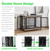 38in Dog Crate Furniture - Large Dog Kennel