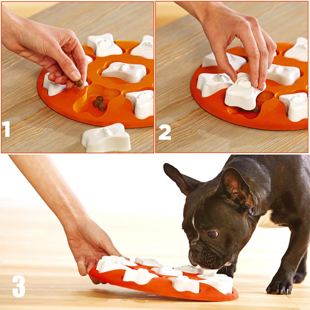 Dog Puzzle Toys Increase IQ Interactive Smart Puppy Dog Food Dispenser Training Games Feeder