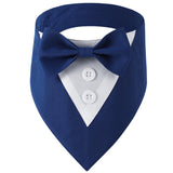 Dog Tuxedo Bow Tie Suit Bandana Triangular Binder