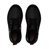 Boston Terrier Art - Men's Martin Canvas Boots