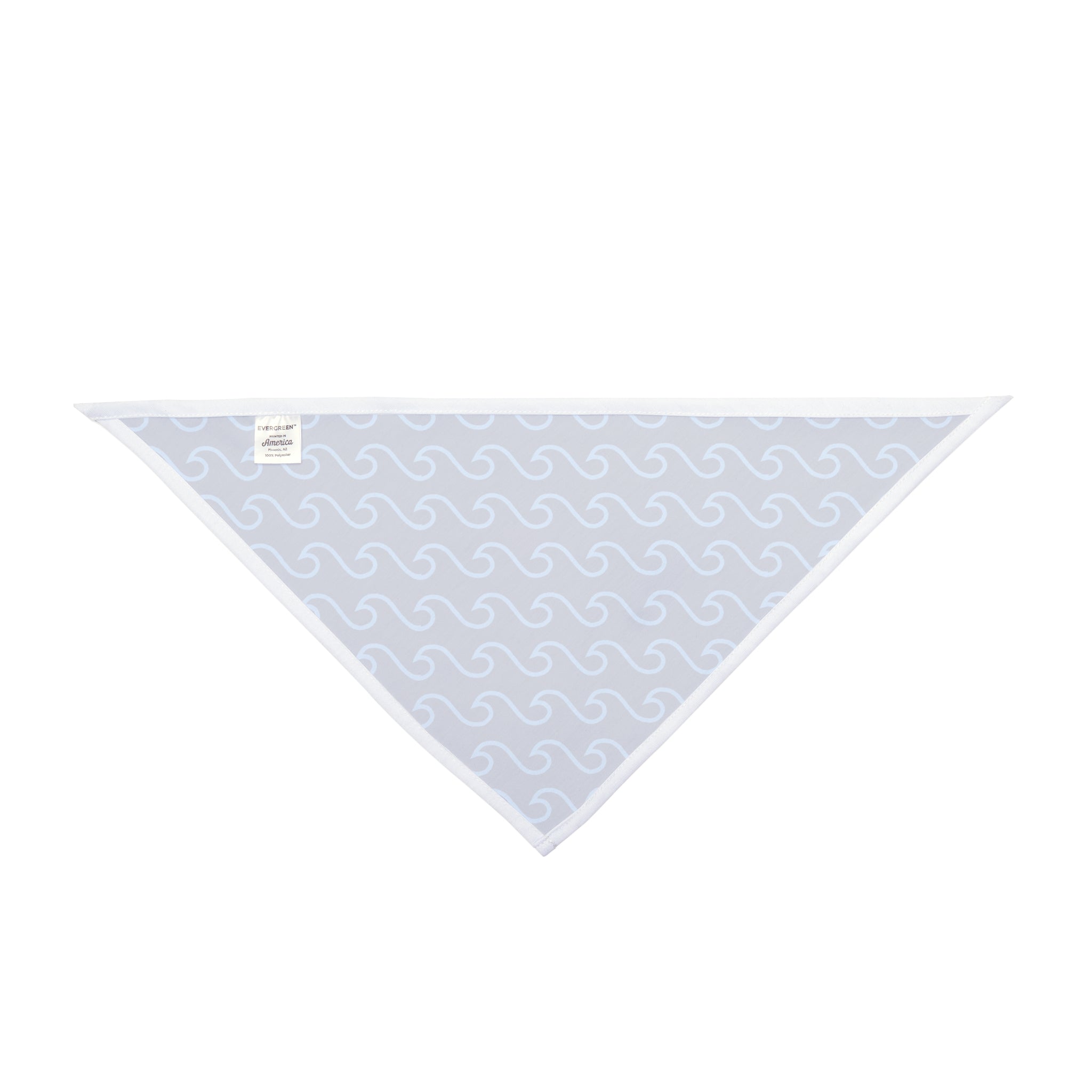 Blue Waves Dog Bandana