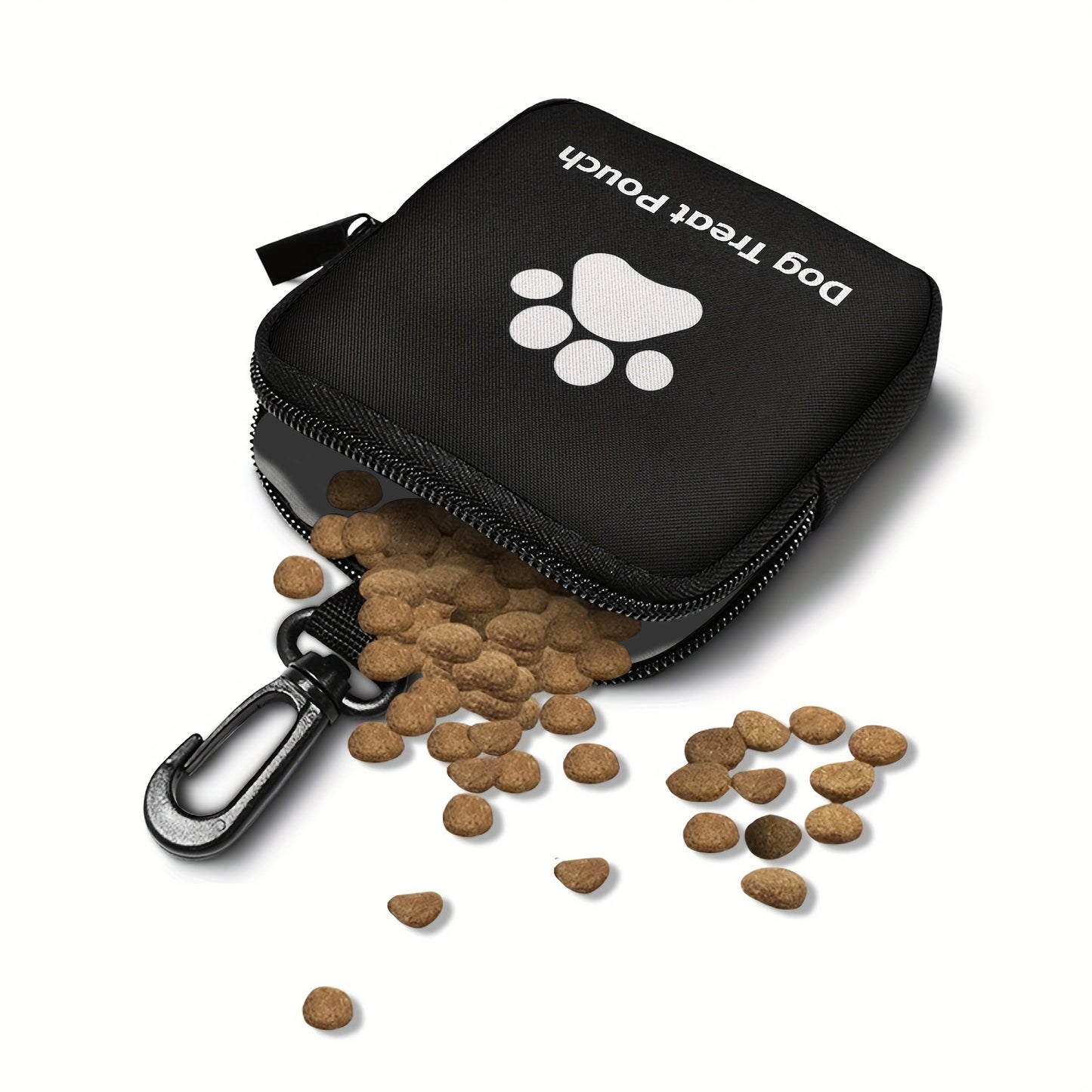 Polyester Portable Dog Treat Pouch With Zipper Closure