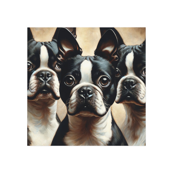 Three Boston Terriers Magnet