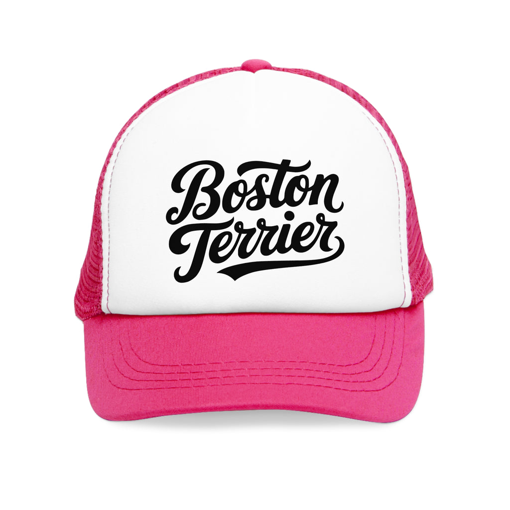 Boston Terrier Mesh Cap - Stylish Trucker Hat for Dog Lovers