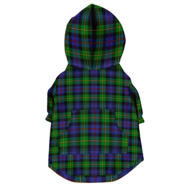 Dog Zip-Up Hoodie - Scottish Plaid