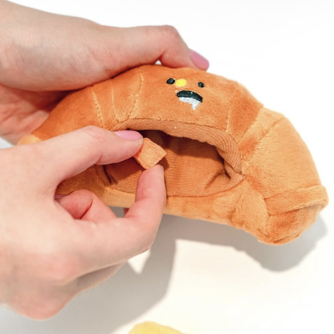 Boston Terrier Plush Toy - Butter Croissant