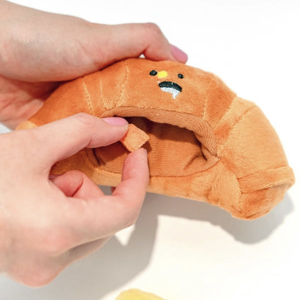 Boston Terrier Plush Toy - Butter Croissant