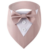 Dog Tuxedo Bow Tie Suit Bandana Triangular Binder